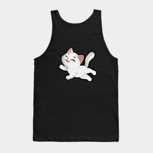 Happy runnig kitty Tank Top